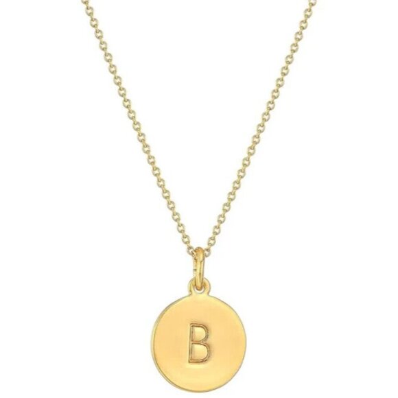 kate spade new york Jewelry - Kate Spade New York Initial Pendant Necklace B Gold